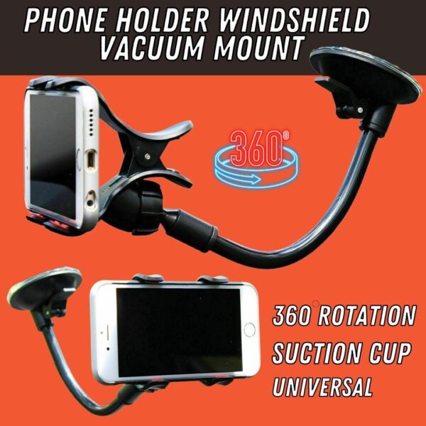 360 Car Rearview Mirror Rotation Adjustable Phone Holder Mount Multifunction - Image 10