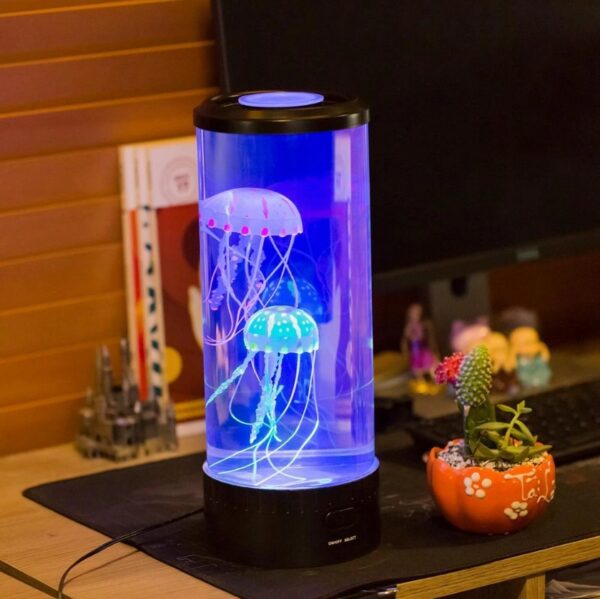 LED Jellyfish Aquarium Lamp Night Light - Image 3