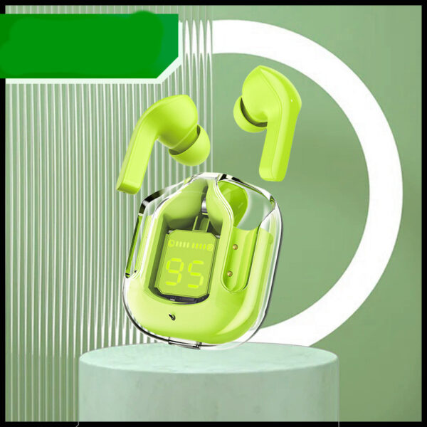 New Mini Transparent Wireless Bluetooth Headset Digital Display ENC Noise Reduction True Wireless Sports Music - Image 5